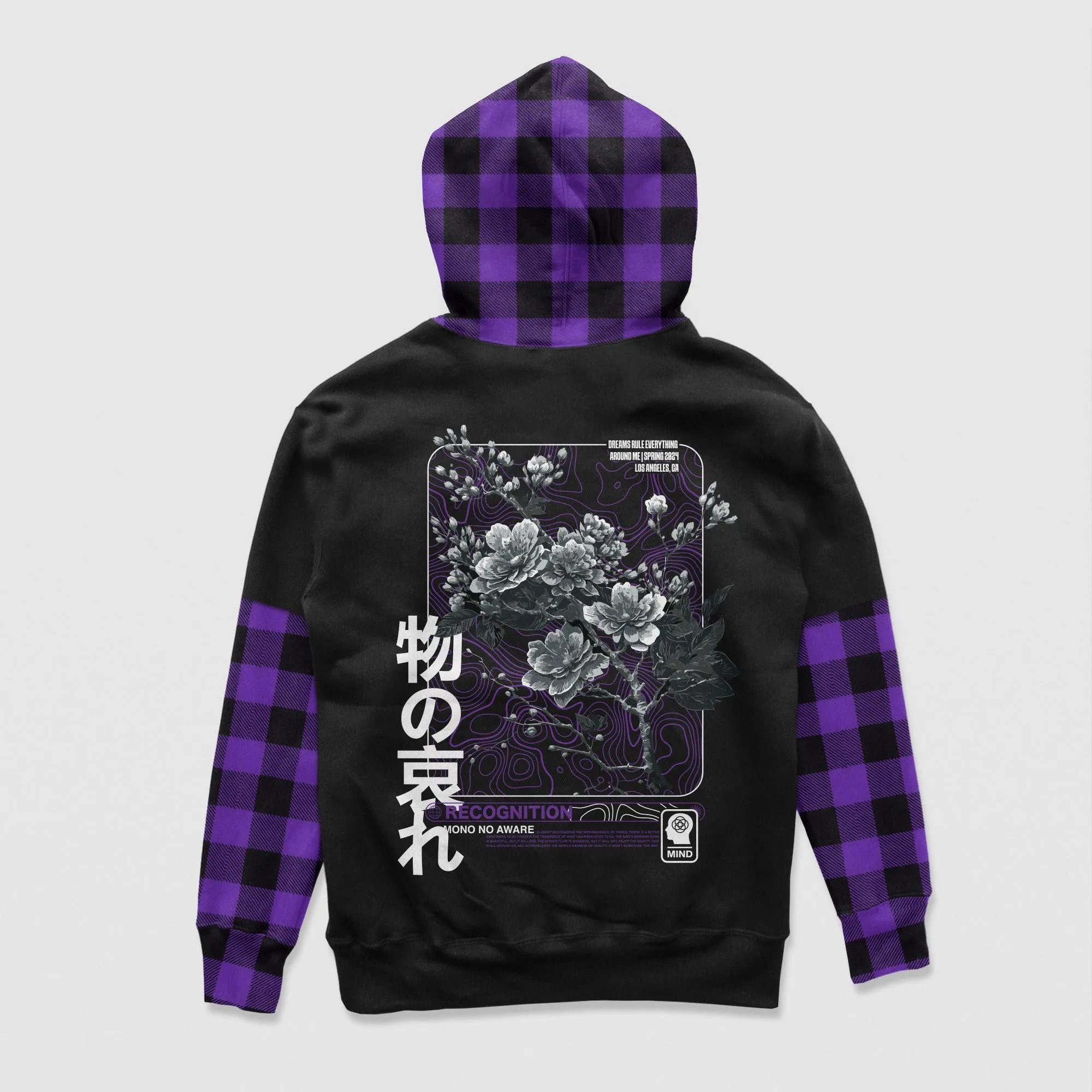 Mono No Aware Flannel Hoodie