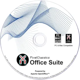 Office Suite 2025 on CD DVD Disc | Compatible with Microsoft Office 2024 2021 365 2019 2016 2013 2010 2007 Word Excel PowerPoint | Powered by Apache OpenOffice for Windows 11 10 8 7 Vista XP PC & Mac