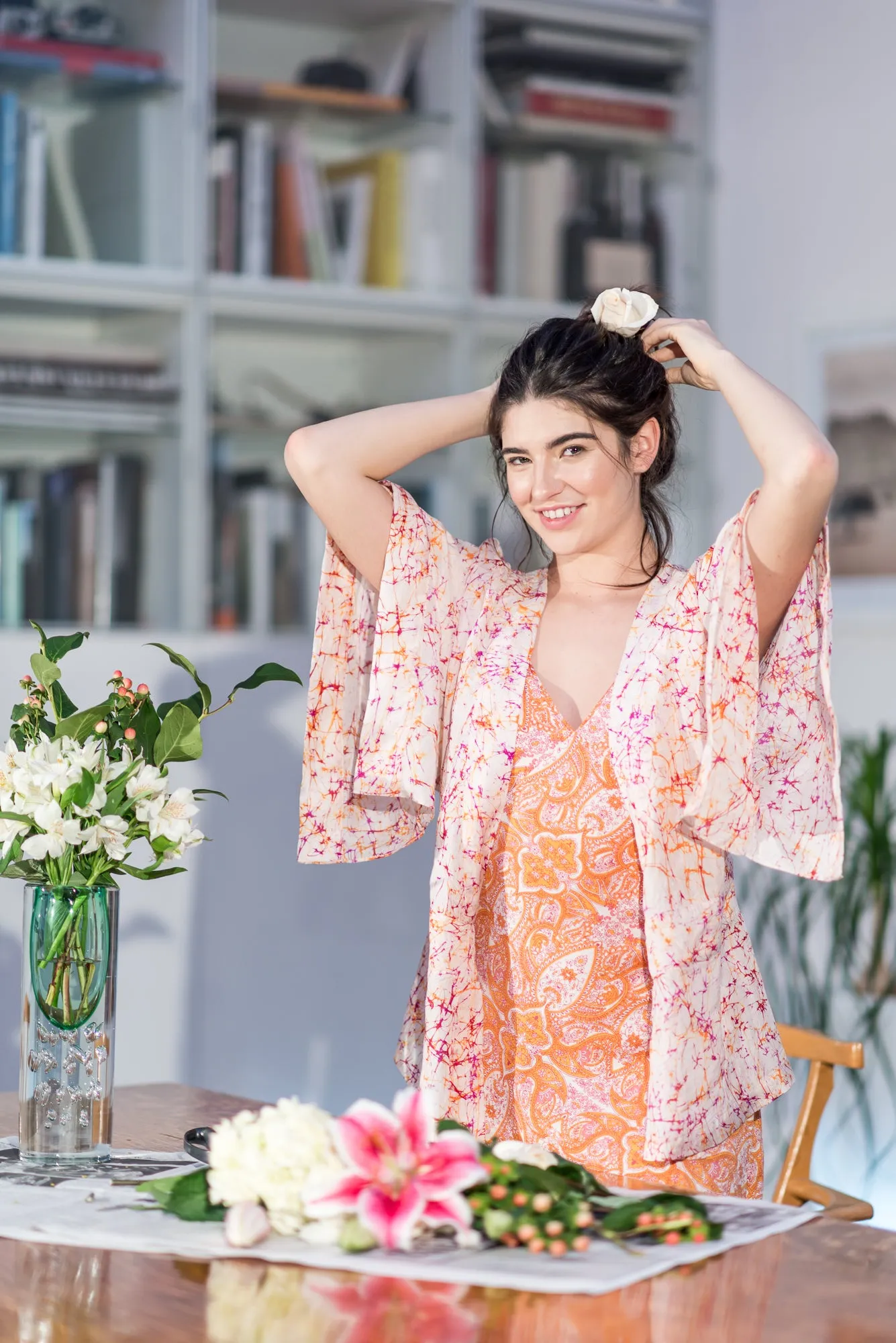 Paisley Cotton Silk Nightgown
