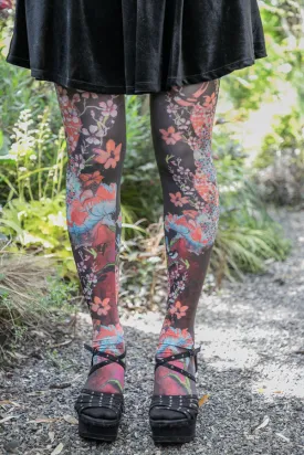 Petit Matin Printed Tights