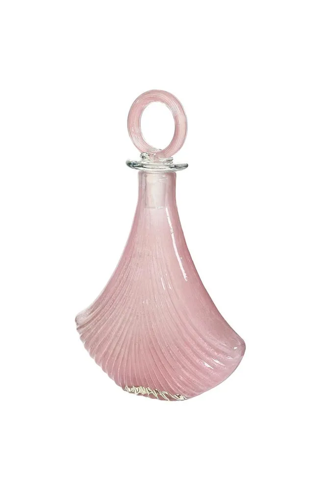 Pink Glass Art Deco Decanter