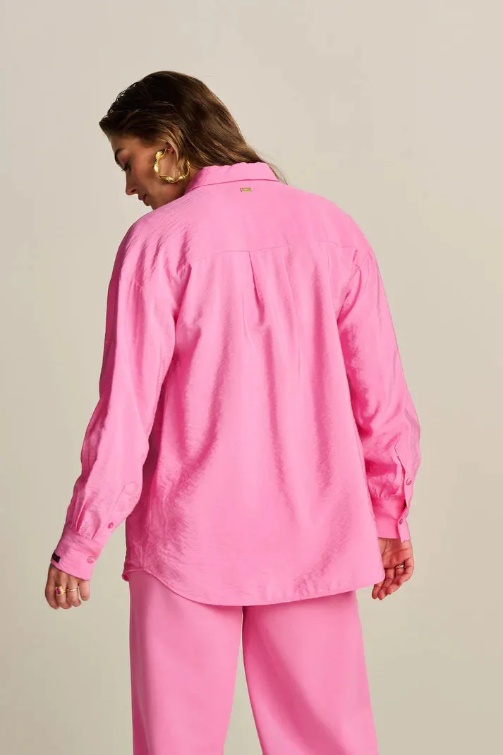 POM AMSTERDAM BLOUSE BLOOMING PINK