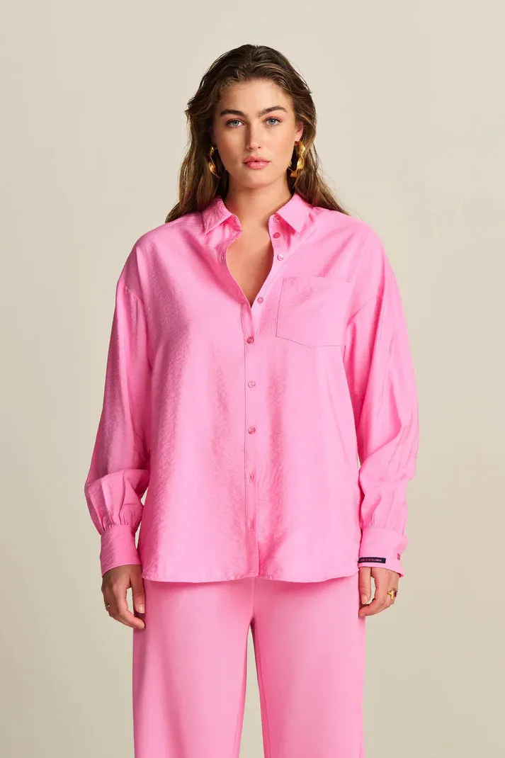 POM AMSTERDAM BLOUSE BLOOMING PINK