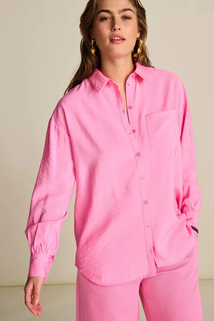 POM AMSTERDAM BLOUSE BLOOMING PINK