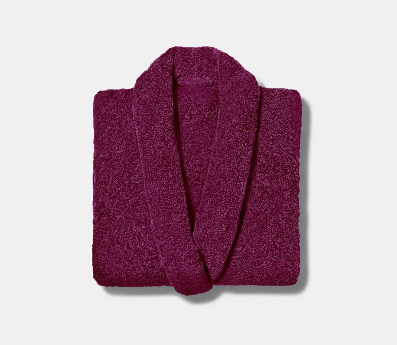Premium Cotton Maroon Terry Bathrobe with Pockets Suitable for Men and Women, Soft & Warm Terry Home Bathrobe, Sleepwear Loungewear, One Size Fits All