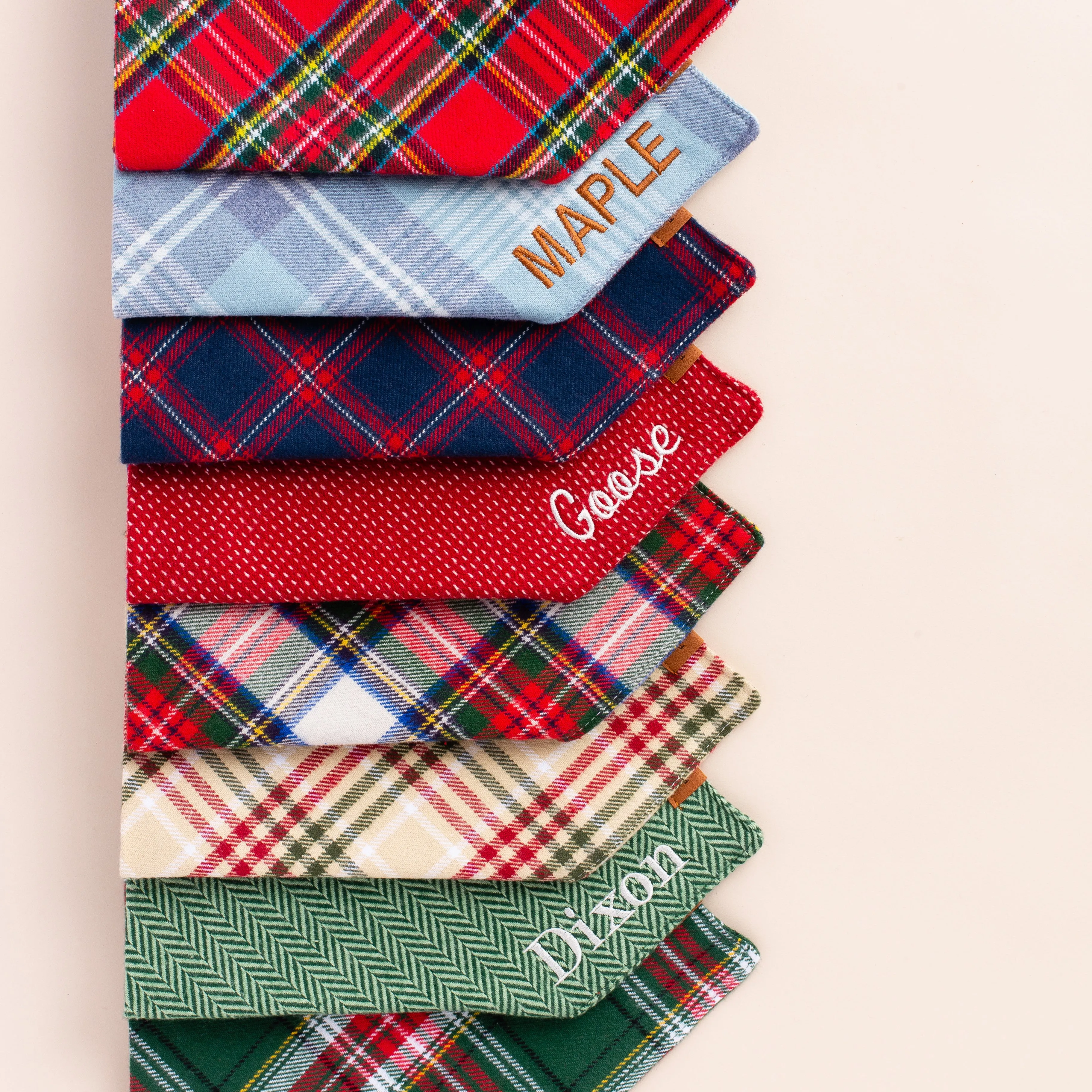 Regent Plaid Flannel Dog Bandana