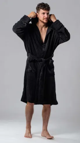 Robe de chambre Wanted noire 2.0