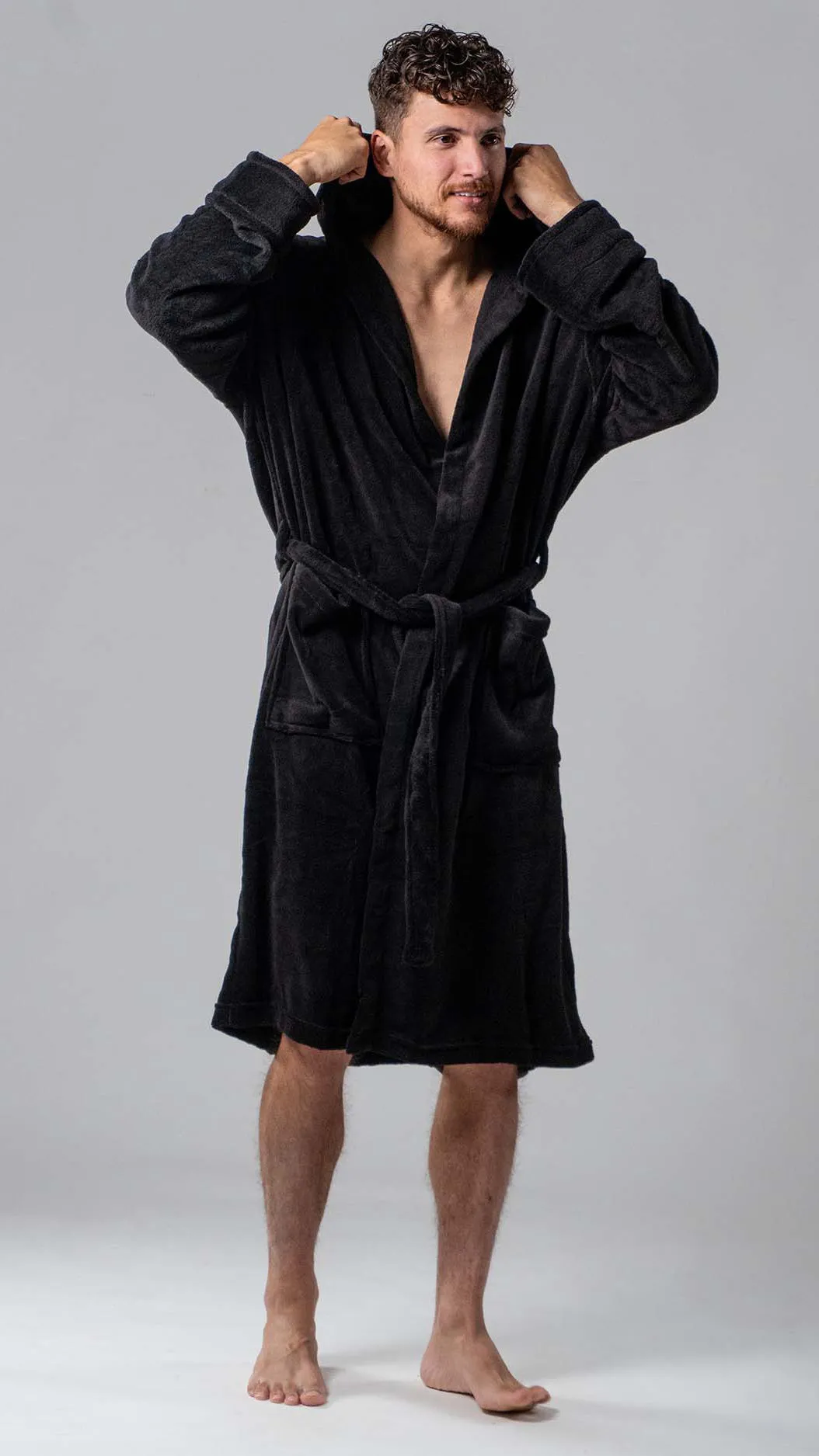 Robe de chambre Wanted noire 2.0