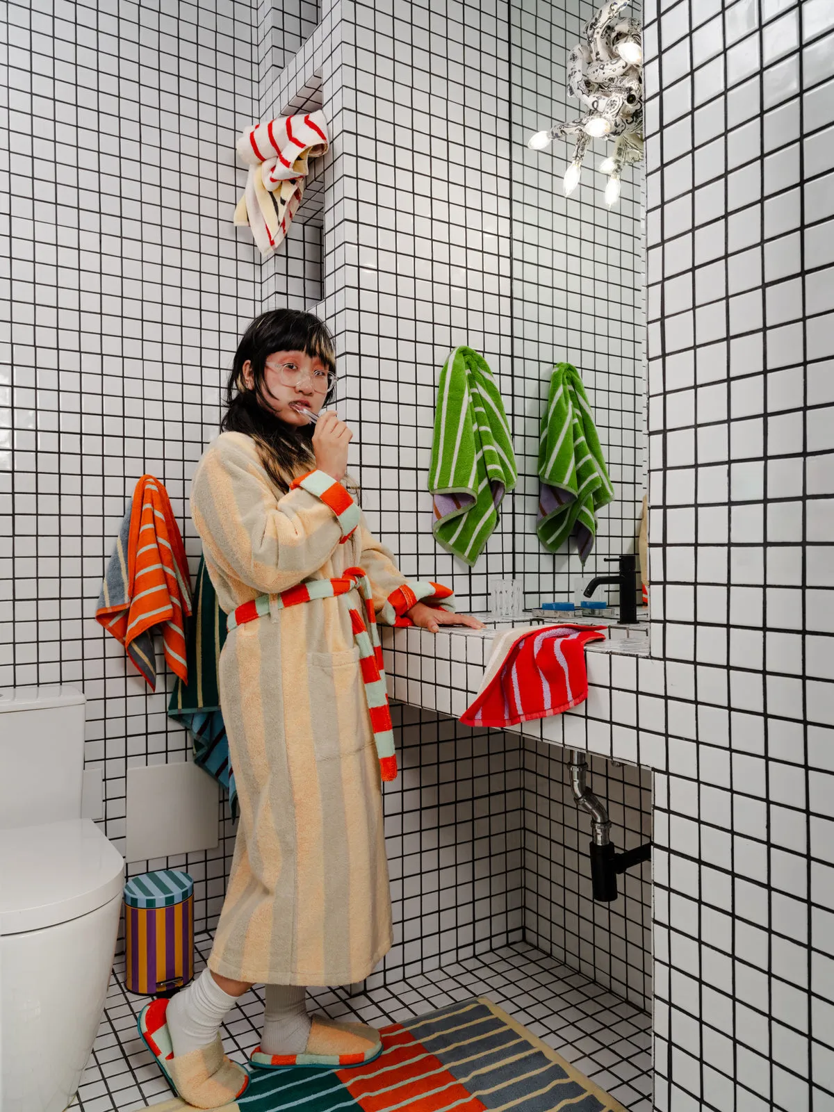Robe - Mona Stripe