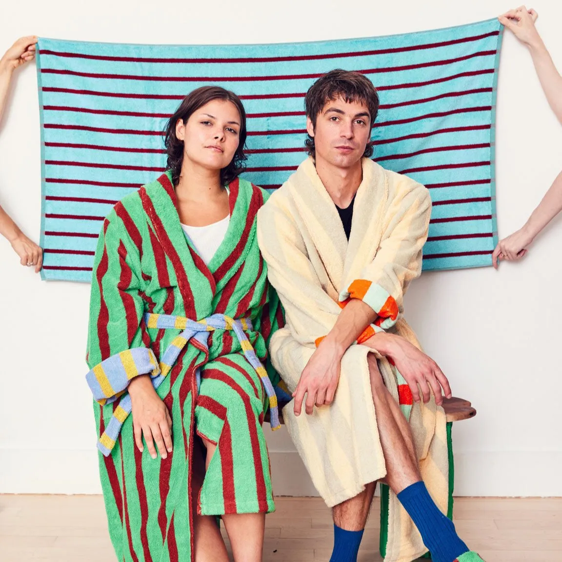 Robe - Mona Stripe