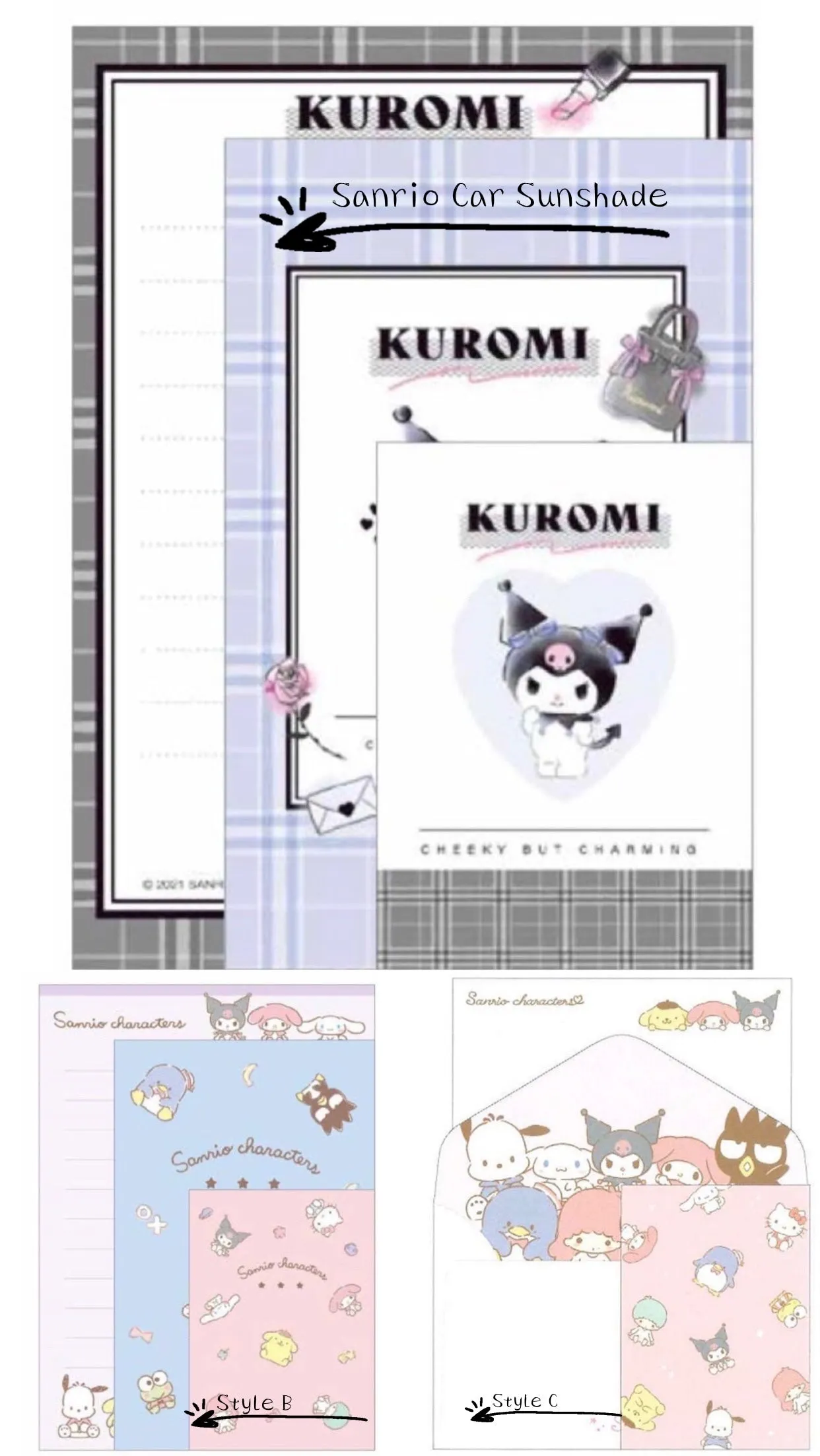 Sanrio Mini Letter Set (Various Styles)