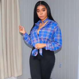 Savanna Plaid  Shirt