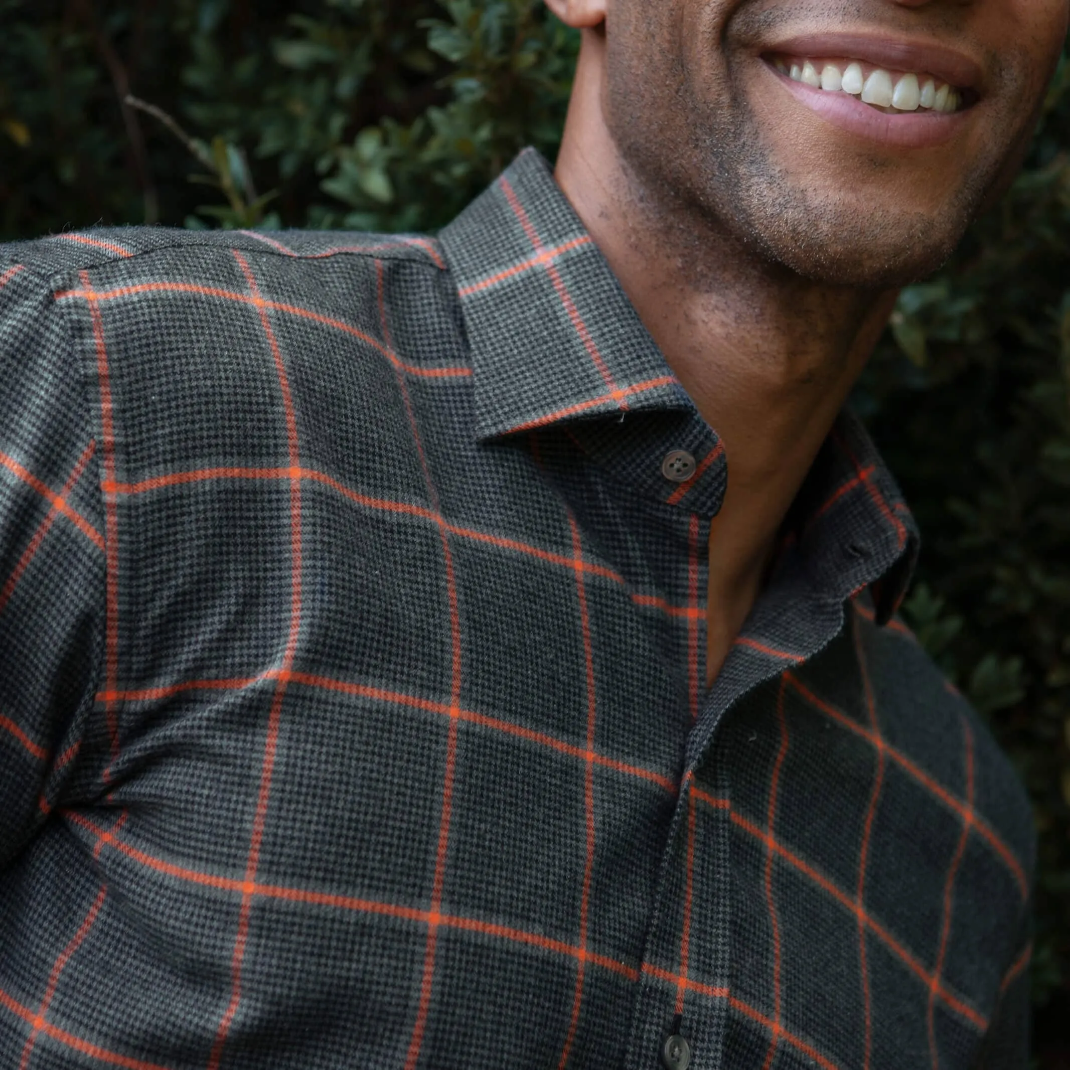 The Charcoal Warrington Flannel Custom Shirt