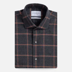 The Charcoal Warrington Flannel Custom Shirt