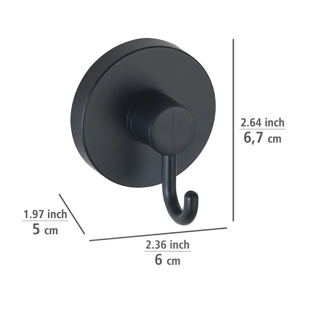Vac Lock Suction Hooks 2 Pack Matte Black