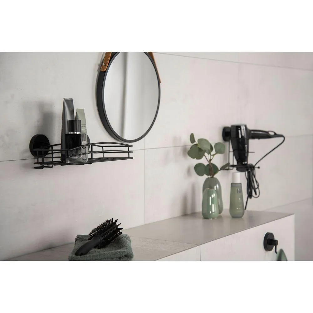 Vac Lock Suction Hooks 2 Pack Matte Black