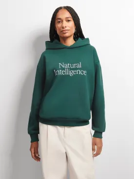 Womens 365 Heavyweight Natural Intelligence Hoodie—foliage green